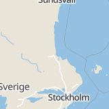 Karta som med röd fyrkant ramar in Strömsbro, Gävle, Gävleborgs län