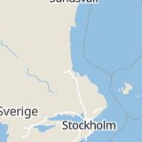 Karta som med röd fyrkant ramar in Sörby Urfjäll, Gävle, Gävleborgs län