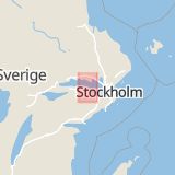 Karta som med röd fyrkant ramar in Påljungshage, Nyköping, Strängnäs, Resecentrum, Selaön, Södermanlands län