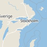 Karta som med röd fyrkant ramar in Gnesta Kommun, Eskilstuna, Södermanlands län