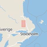 Karta som med röd fyrkant ramar in Harbo, Heby, Uppsala län