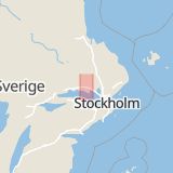 Karta som med röd fyrkant ramar in Skolsta, Enköping, Uppsala län