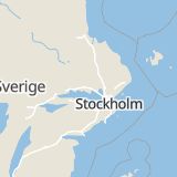 Karta som med röd fyrkant ramar in Grillby, Enköping, Uppsala län