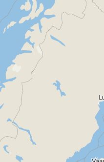 Översiktskarta som visar hela Sverige med en markör som visar ungefär var händelsen inträffat