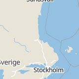 Karta som med röd fyrkant ramar in Furuviksvägen, Korsnäsvägen, Gävle, Gävleborgs län