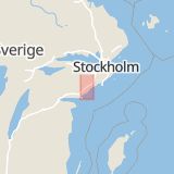 Karta som med röd fyrkant ramar in Lästringe, Nyköping, Södermanlands län