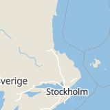 Karta som med röd fyrkant ramar in Hyttön, Älvkarleby, Uppsala län