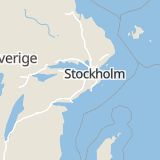 Karta som med röd fyrkant ramar in Trafikplats Nykvarn, Nykvarn, Södertälje, Stockholms län