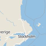 Karta som med röd fyrkant ramar in Industrigatan, Tierp, Uppsala län