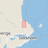 Karta som med röd fyrkant ramar in Tierp, Uppsala län