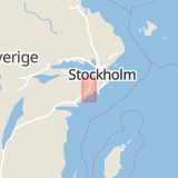 Karta som med röd fyrkant ramar in Hölö, Södertälje, Stockholms län