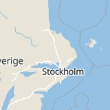 Karta som med röd fyrkant ramar in Stenhagen, Uppsala, Uppsala län