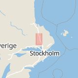Karta som med röd fyrkant ramar in Högsta, Östersund, Uppsala län