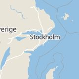 Karta som med röd fyrkant ramar in Ronna, Södertälje, Stockholms län