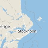 Karta som med röd fyrkant ramar in Kungsgärdet, Uppsala, Uppsala län