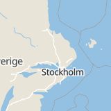 Karta som med röd fyrkant ramar in Kåbo, Uppsala, Uppsala län