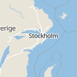 Karta som med röd fyrkant ramar in Bangatan, Södertälje, Stockholms län