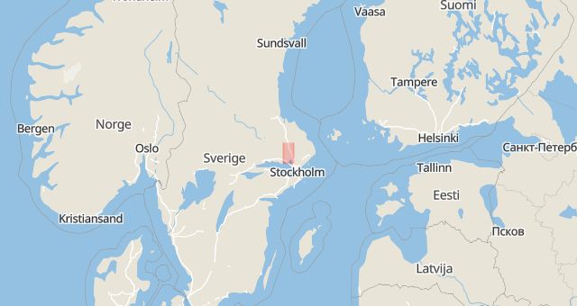 Karta som med röd fyrkant ramar in Sunnersta, Blomstervägen, Uppsala, Uppsala län