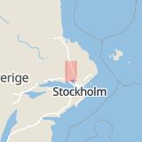 Karta som med röd fyrkant ramar in Dag Hammarskjölds Väg, Kungsängsleden, Uppsala, Uppsala län