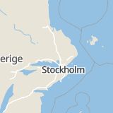 Karta som med röd fyrkant ramar in Krusenberg, Märsta, Knivsta, Uppsala län