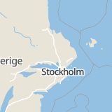 Karta som med röd fyrkant ramar in Dag Hammarskölds Väg, Regementsvägen, Uppsala, Uppsala län