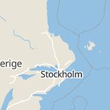 Karta som med röd fyrkant ramar in Fullerö, Uppsala, Uppsala län