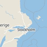 Karta som med röd fyrkant ramar in Flottsundsbron, Uppsala, Uppsala län