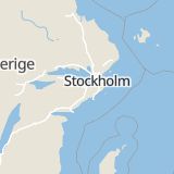 Karta som med röd fyrkant ramar in Fornhöjden, Södertälje, Stockholms län