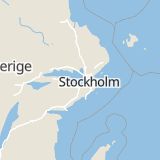 Karta som med röd fyrkant ramar in Ekerö, Stockholms län