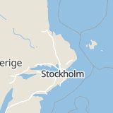 Karta som med röd fyrkant ramar in Kummingatan, Uppsala, Uppsala län