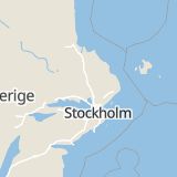 Karta som med röd fyrkant ramar in Stenbrohultsvägen, Uppsala, Uppsala län