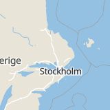 Karta som med röd fyrkant ramar in Visthusvägen, Fyrislund, Uppsala, Uppsala län