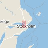 Karta som med röd fyrkant ramar in Kungsängen, Nyköping, Stockholms län
