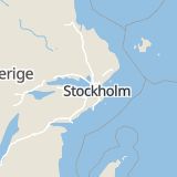 Karta som med röd fyrkant ramar in Svartsjö, Ekerö, Stockholms län