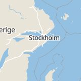 Karta som med röd fyrkant ramar in Rönninge Station, Salem, Stockholms län