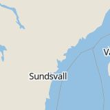 Karta som med röd fyrkant ramar in Kramfors, Nyland, Västernorrlands län