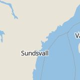 Karta som med röd fyrkant ramar in Jättesta, Kramfors, Västernorrlands län