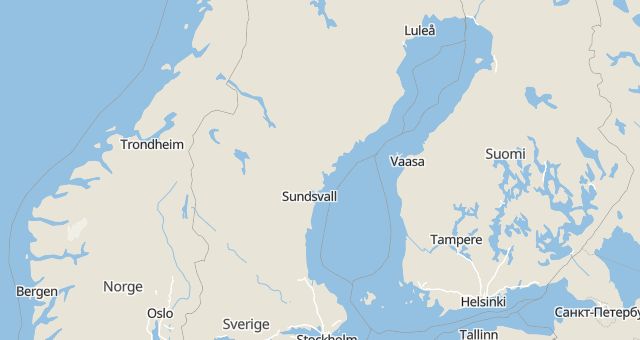 Karta som med röd fyrkant ramar in Västernorrland, Jättesta, Kramfors Kommun, Sollefteå Kommun, Härnösand, Essvik, Sundsvall, Njurunda, Västernorrlands län