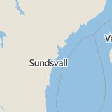 Karta som med röd fyrkant ramar in Antjärn, Högsnäs, Härnösand, Västernorrlands län