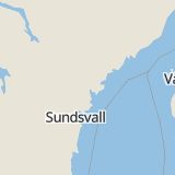 Karta som med röd fyrkant ramar in Ringvägen, Kramfors, Västernorrlands län