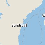 Karta som med röd fyrkant ramar in Västernorrland, Älandsbro, Tärnsjö, Västernorrlands län