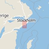 Karta som med röd fyrkant ramar in Sorunda, Länsvägen, Nynäshamn, Stockholms län