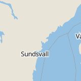 Karta som med röd fyrkant ramar in Undrom, Sollefteå, Bergomsvägen, Kramfors, Västernorrlands län