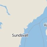 Karta som med röd fyrkant ramar in Gålsjö Bruk, Undrom, Sollefteå Kommun, Västernorrlands län