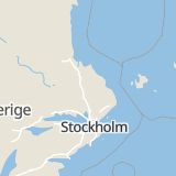 Karta som med röd fyrkant ramar in Hedens Väg, Uppsala, Uppsala län