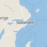 Karta som med röd fyrkant ramar in Norsborg, Rågvägen, Botkyrka, Stockholms län