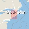 Karta som med röd fyrkant ramar in Slingerbulten, Botkyrka, Stockholms län