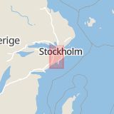 Karta som med röd fyrkant ramar in Botkyrka, Stockholms län