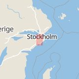 Karta som med röd fyrkant ramar in Tumba, Svedjevägen, Botkyrka, Stockholms län