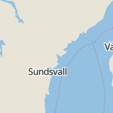 Karta som med röd fyrkant ramar in Ramvik, Härnösand, Västernorrlands län